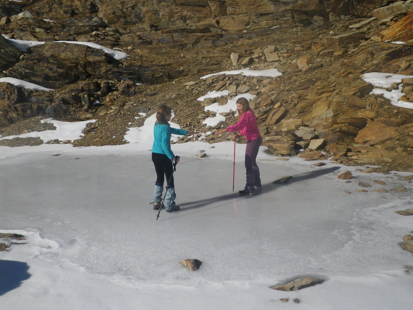 patinoire improvisée