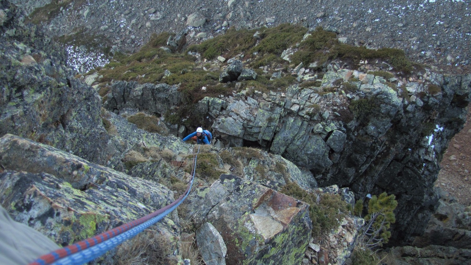 Towards the summit...