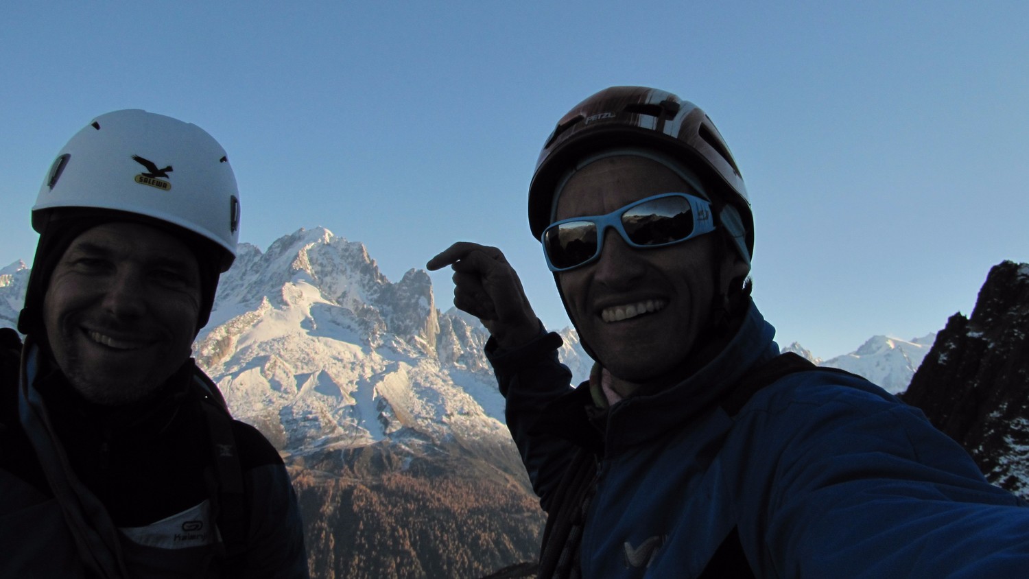 On the summit...