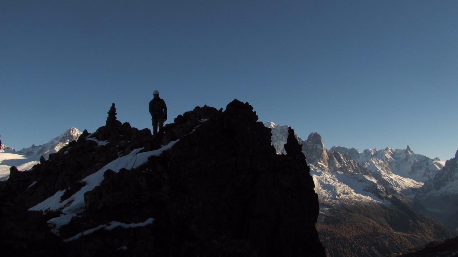 The ridge after the summit