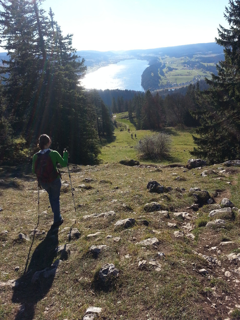 Descente sur Joux