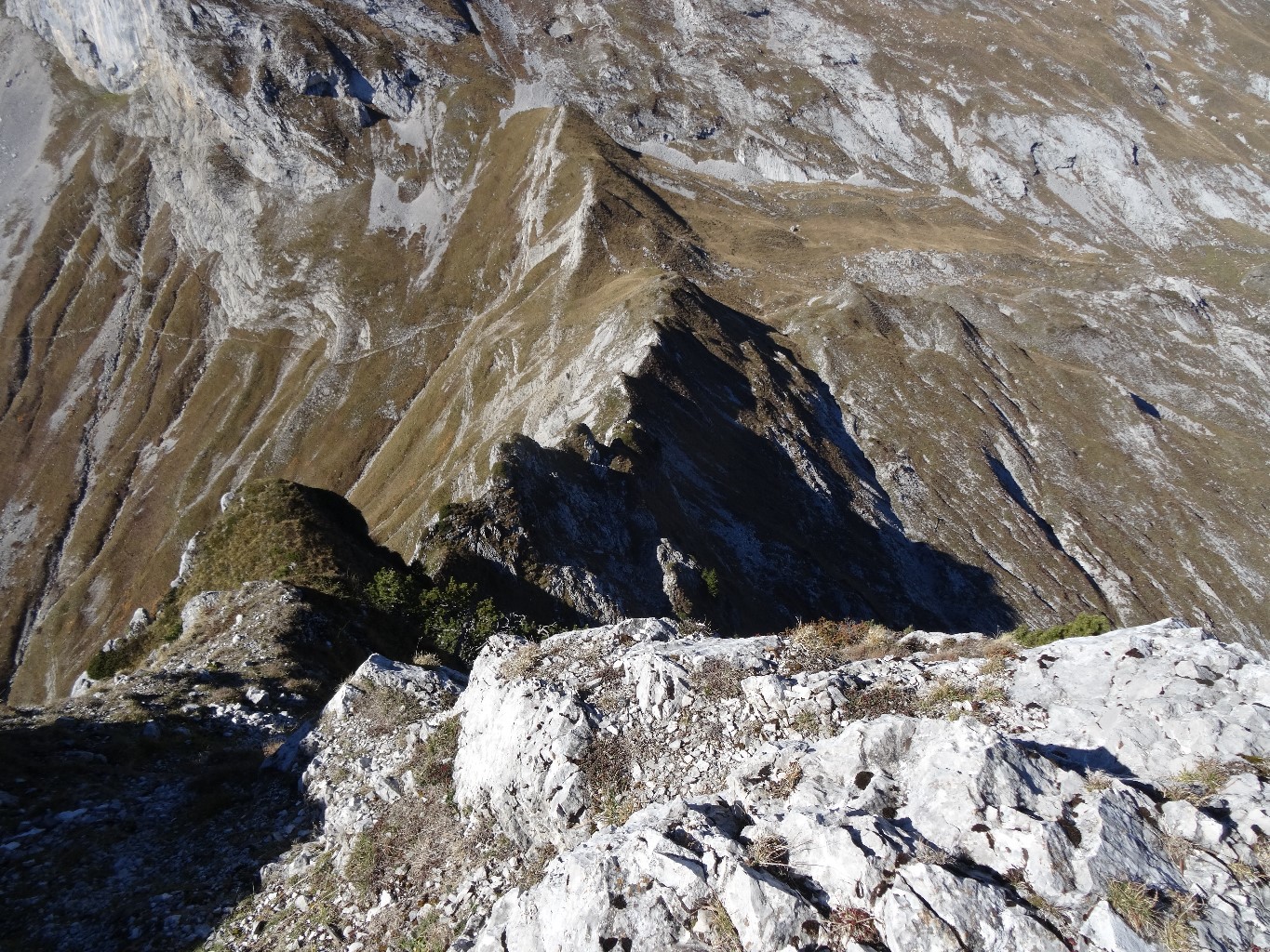 descente vers le col des Vorets