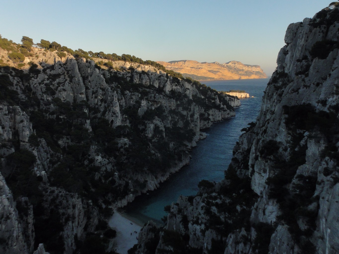 Coucher de soleil sur le Cap Canaille.