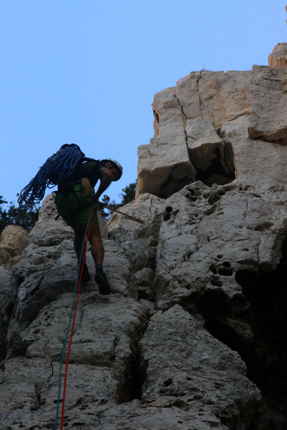 Descente du trou du canon