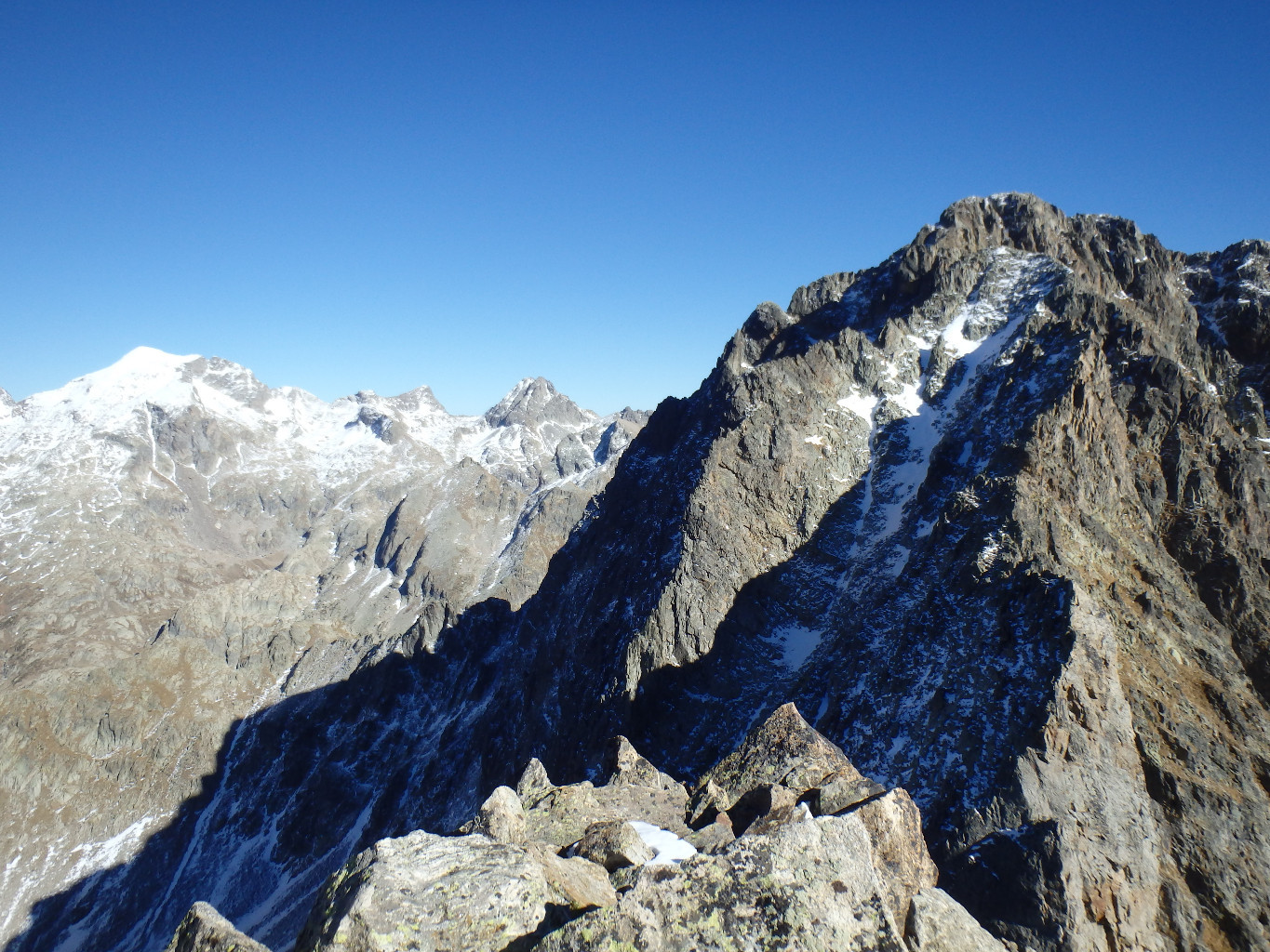 Face Nord: de la neige et du vent