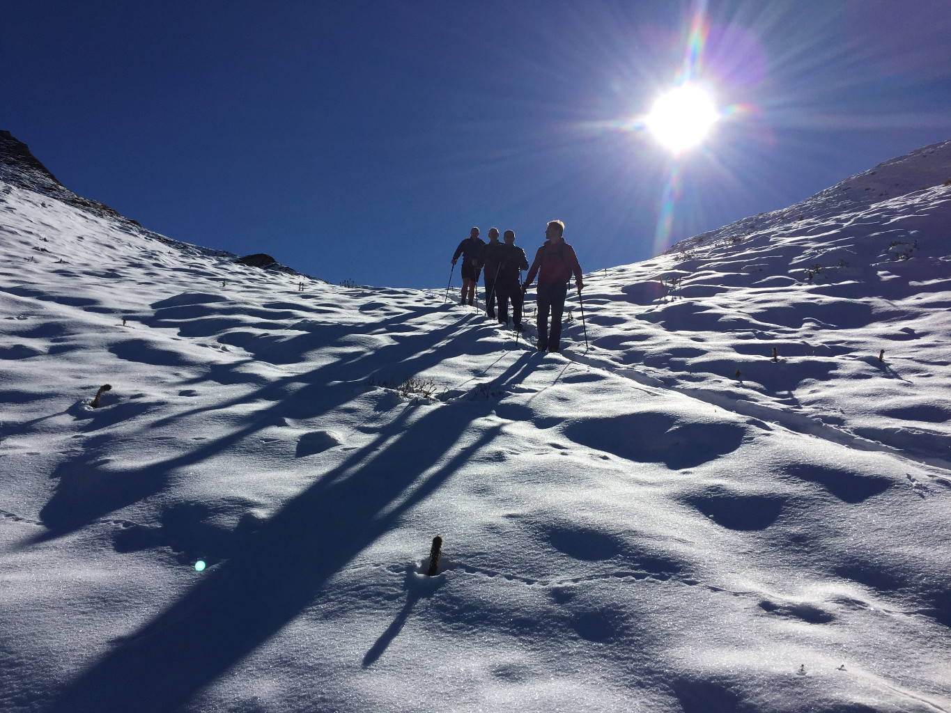 hiver arrive (descente du col de la madeleine)