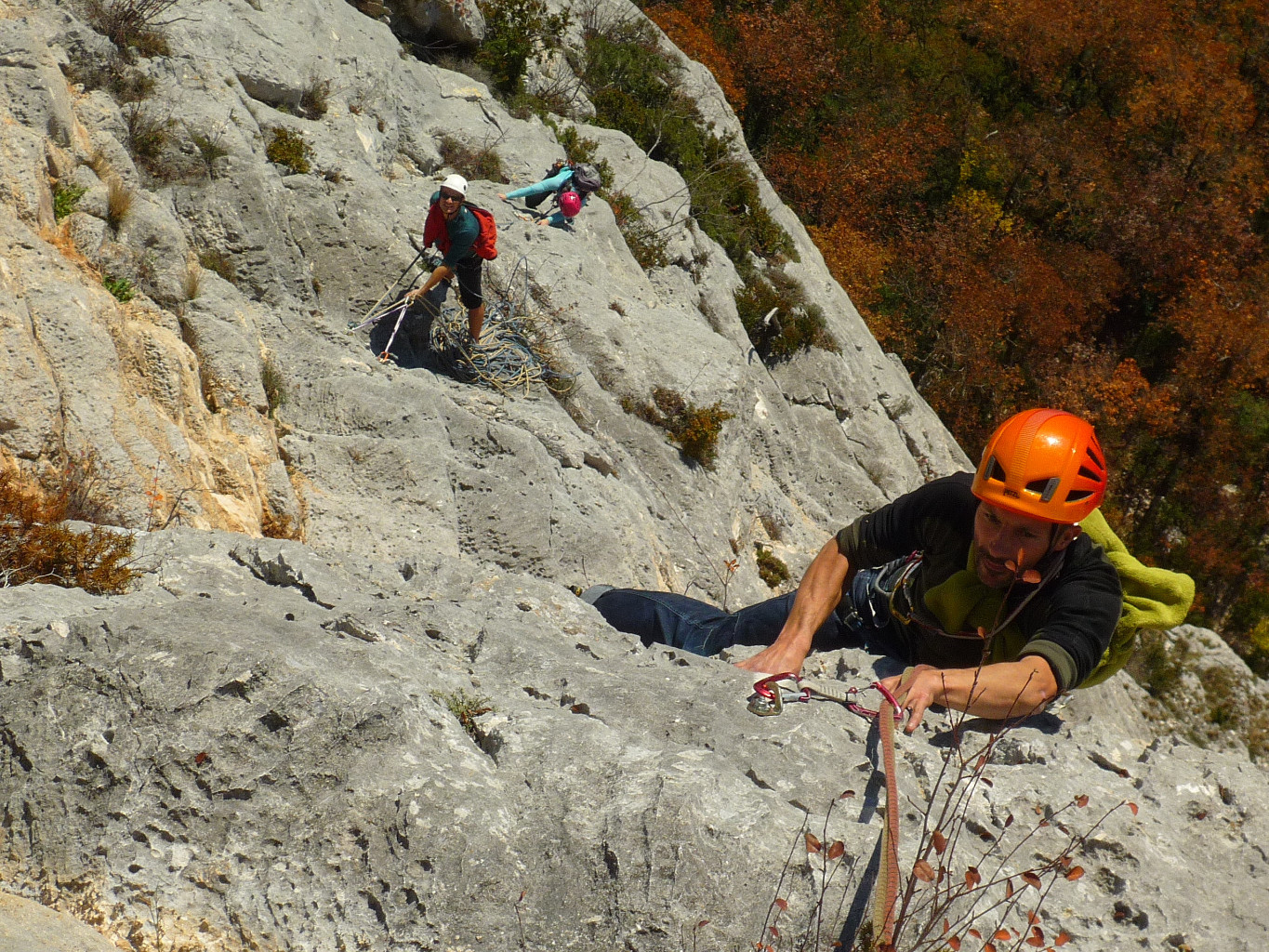 Vercors - Serre -Chatelard - Opera Vertaco - Les derniers beaux mouv' pour l'Hanimeau
