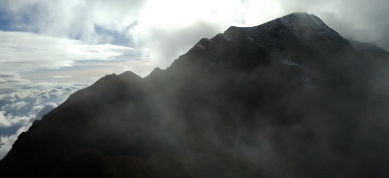 L'arête vers Armènaz depuis le Grand Roc
