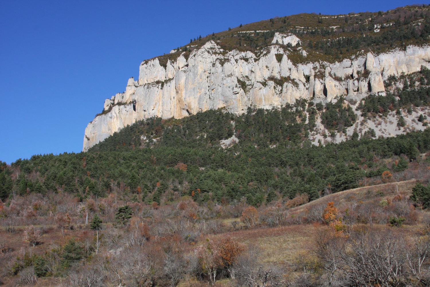 Les Rochers de Combau, versant S
