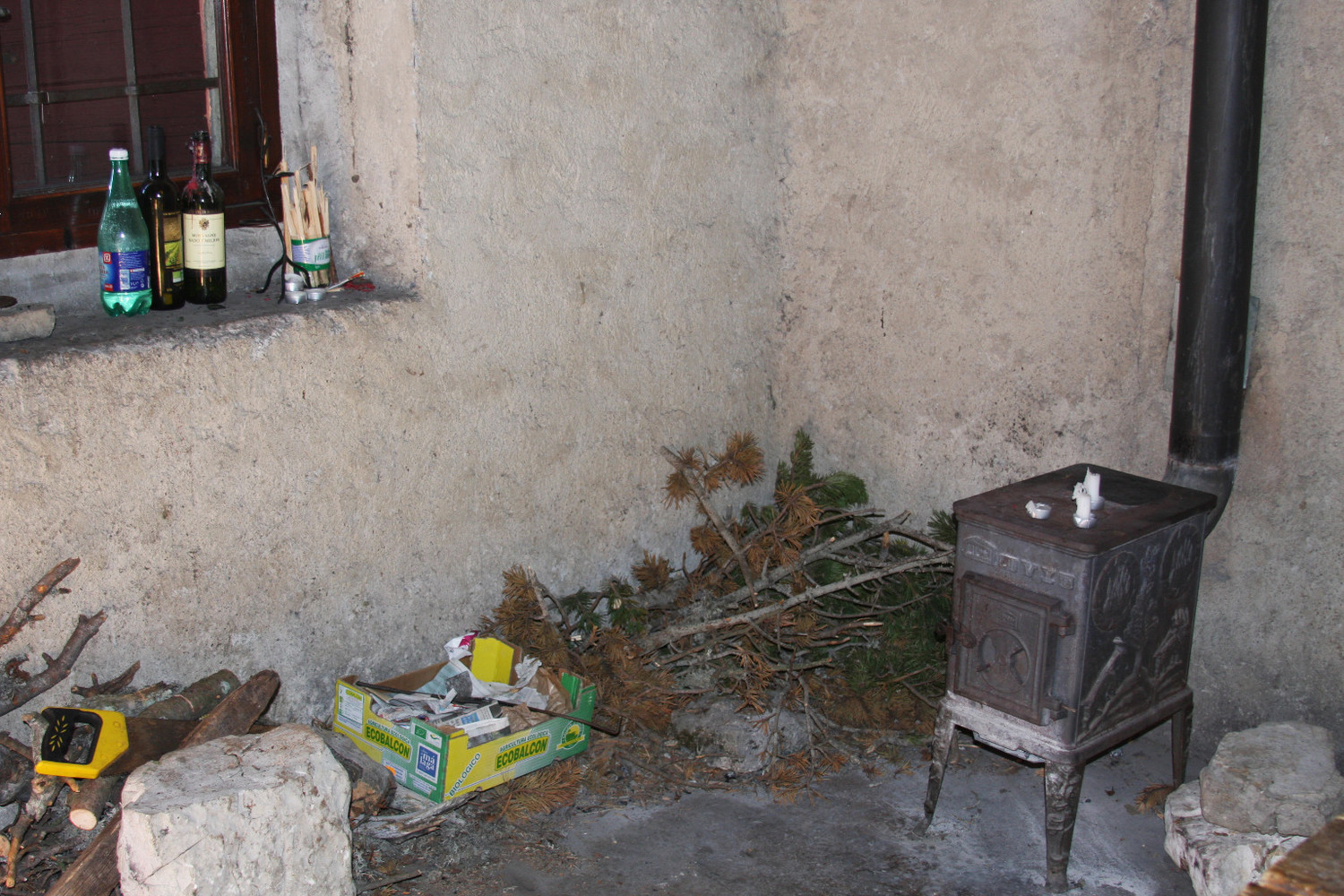 Poële de la Cabane de l'Essaure, 31 oct 2015.