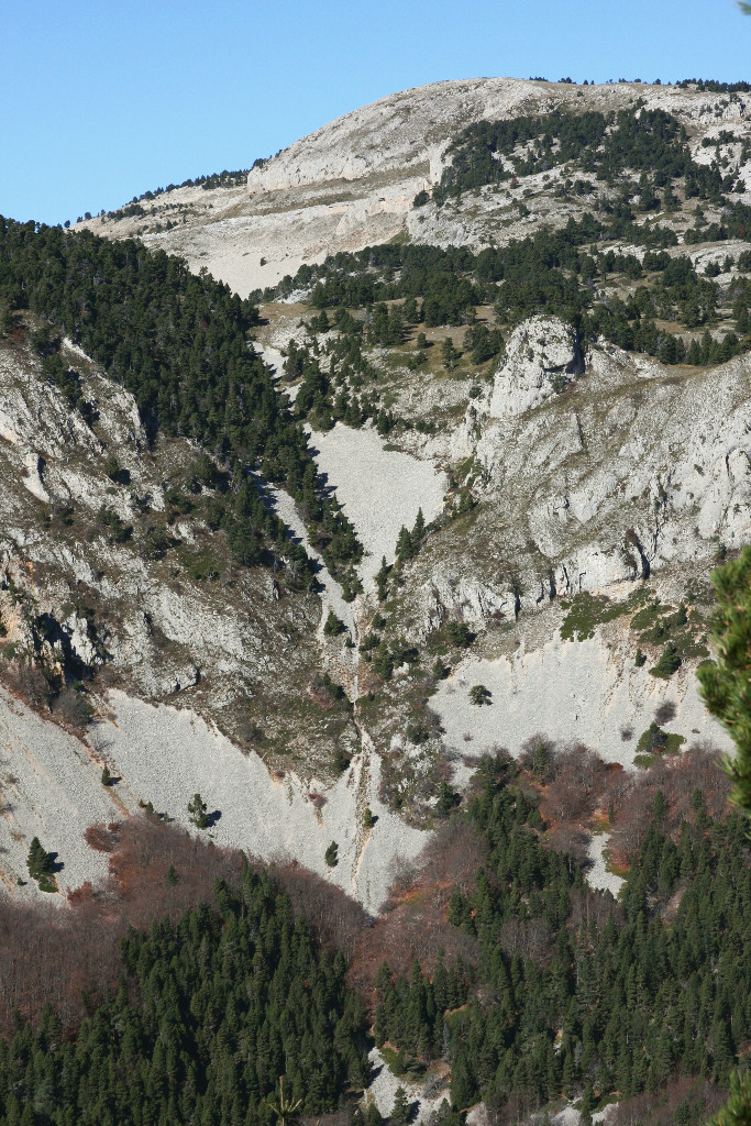 Détail du Pas du Gris et du Marichaume