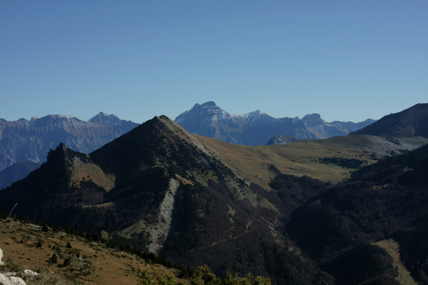 Mont Barral devant le Grand Ferrand