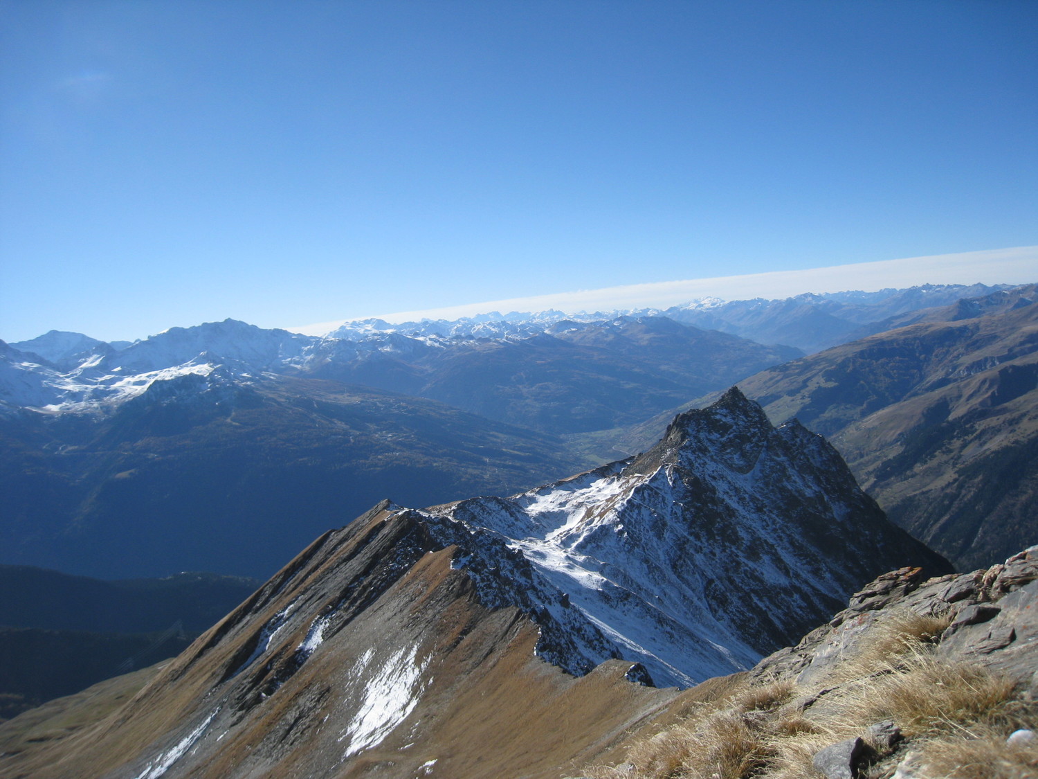 PteClapeyet col Forclaz vue depuis Pte 2795m