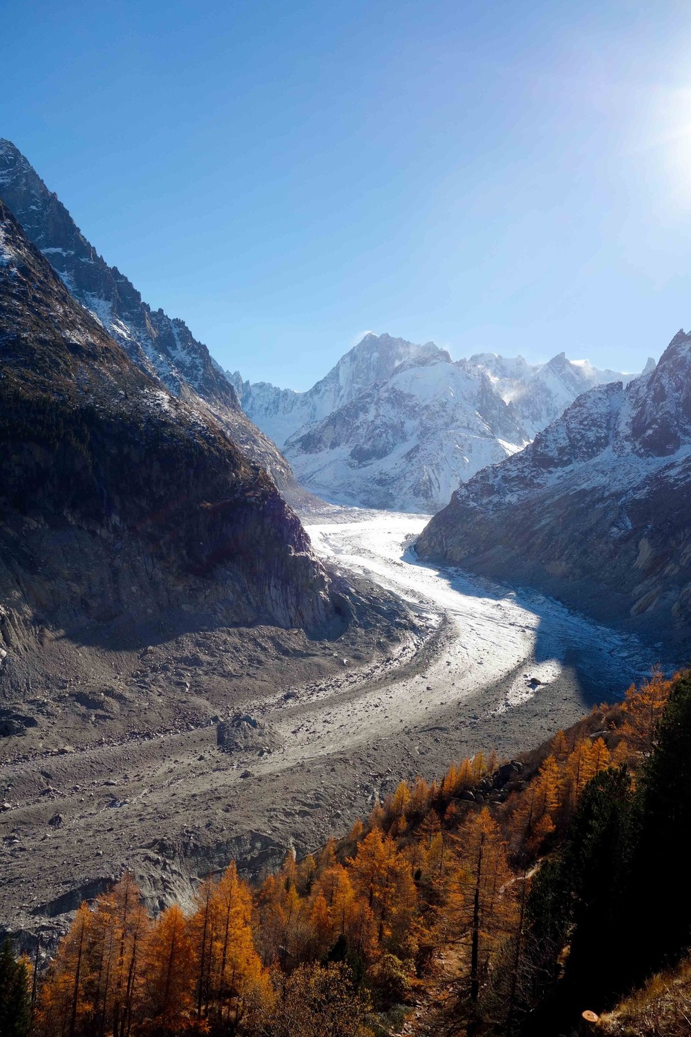 Mer de glace automnale