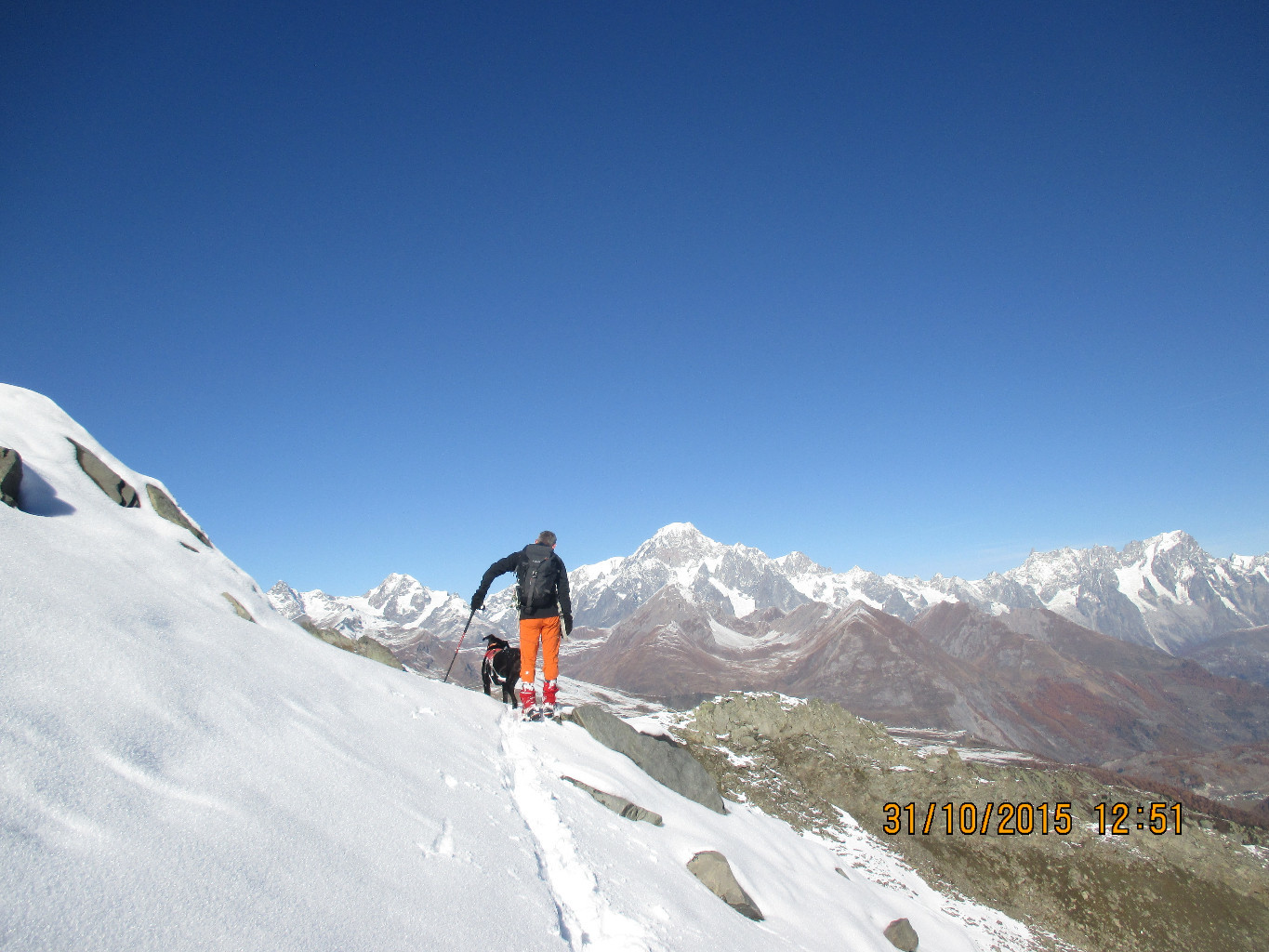 mont blanc gr jorasse