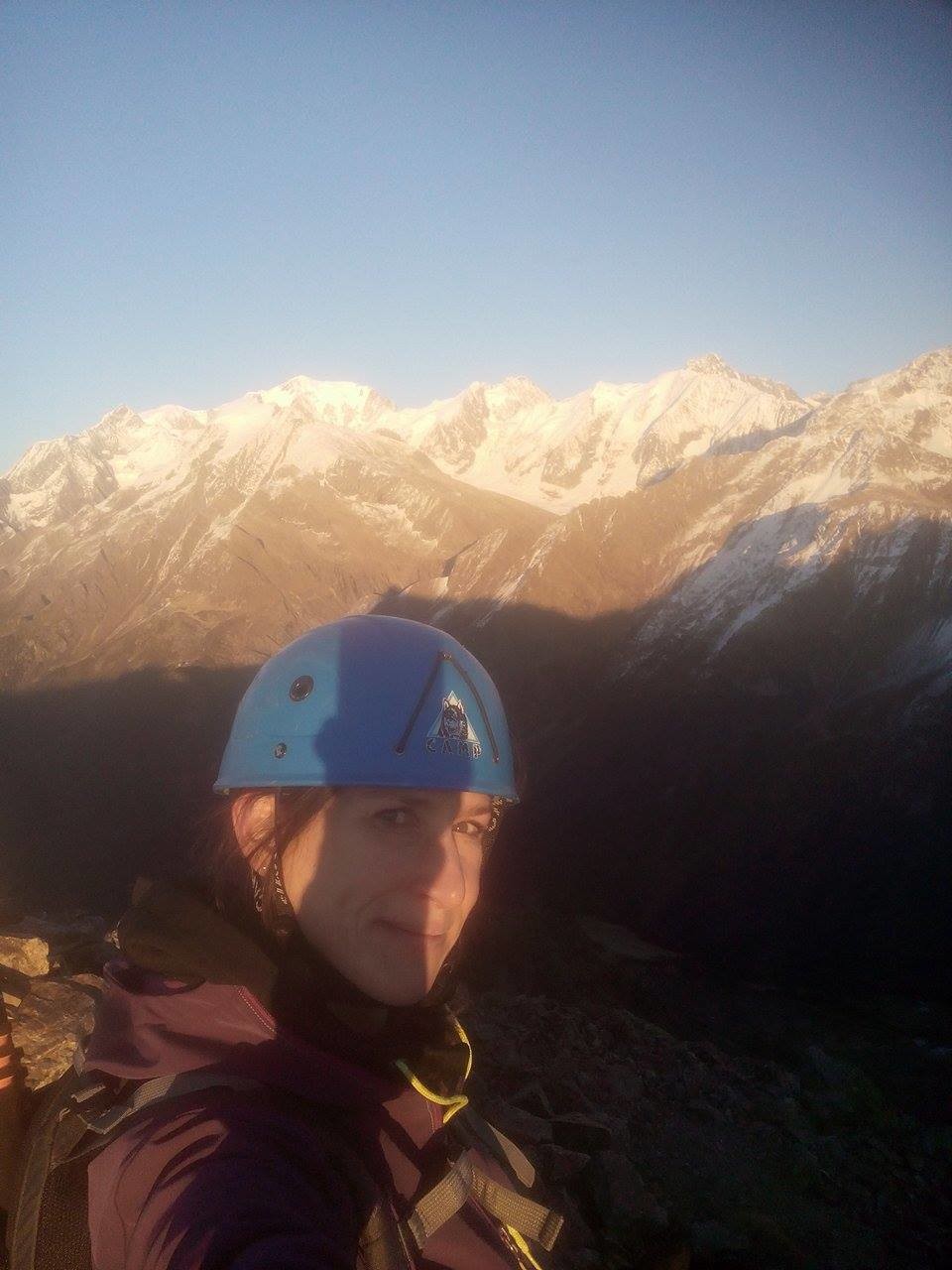 lily devant le mont-Blanc