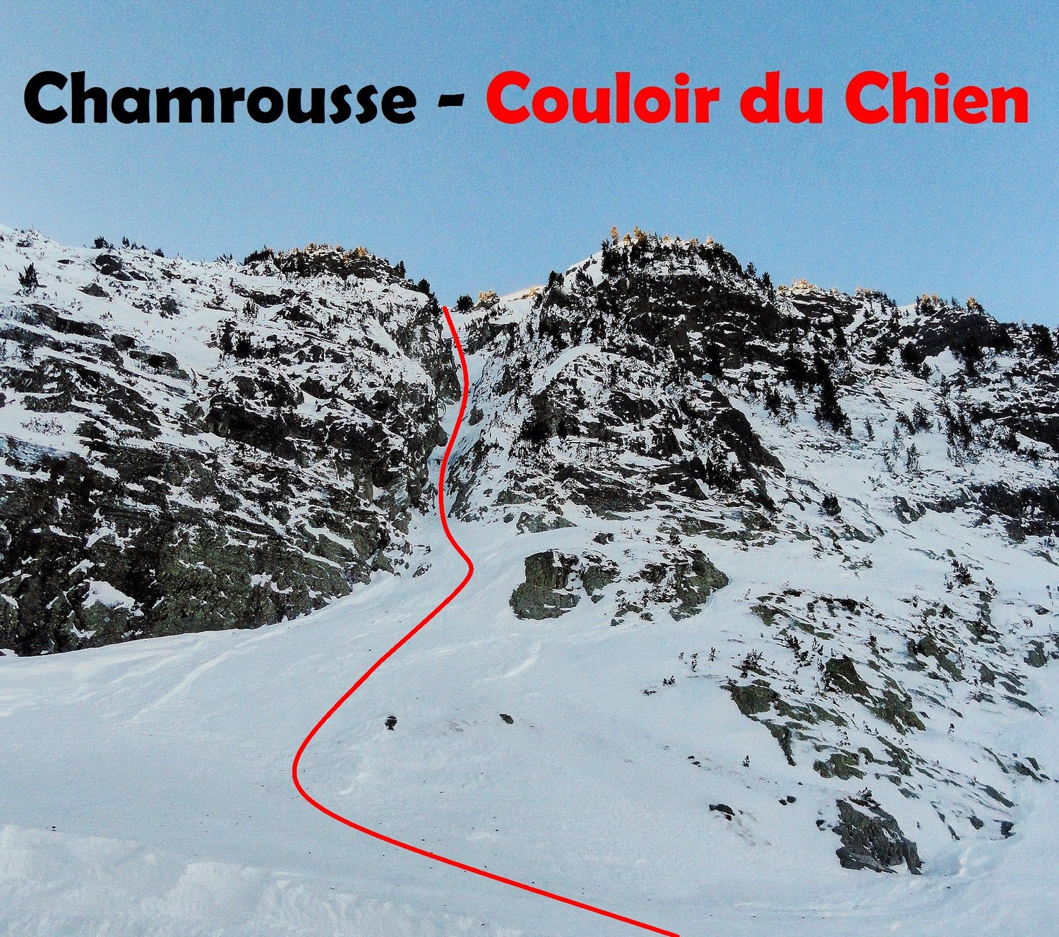 Chamrousse - Couloir du Chien