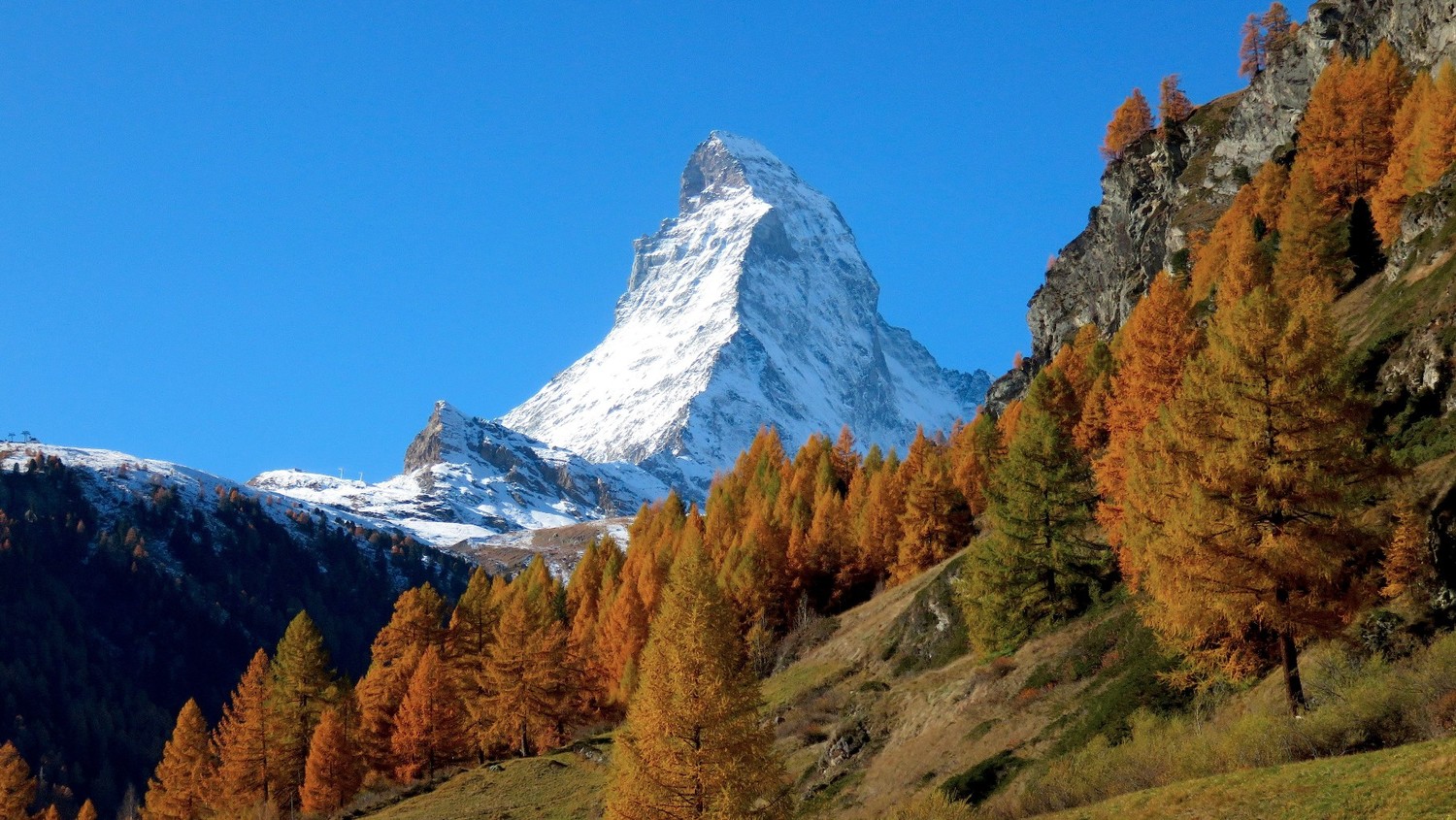 Matterhorn-Cervin d'automne