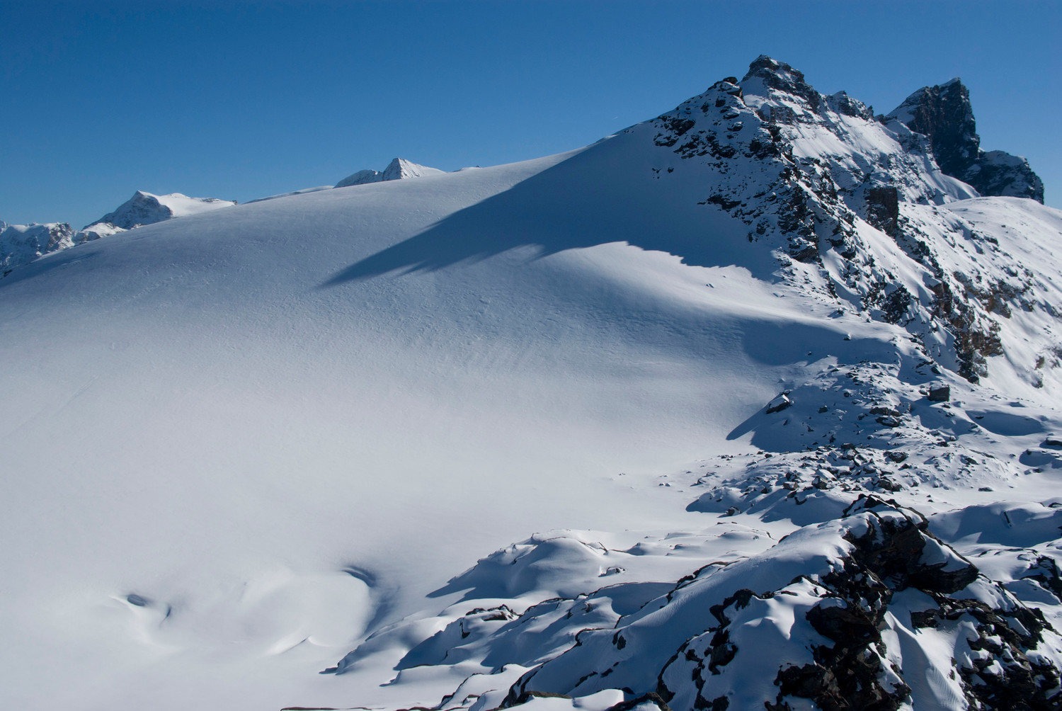 Depuis la pointe du Crêt, cap sur la pointe des Chamois