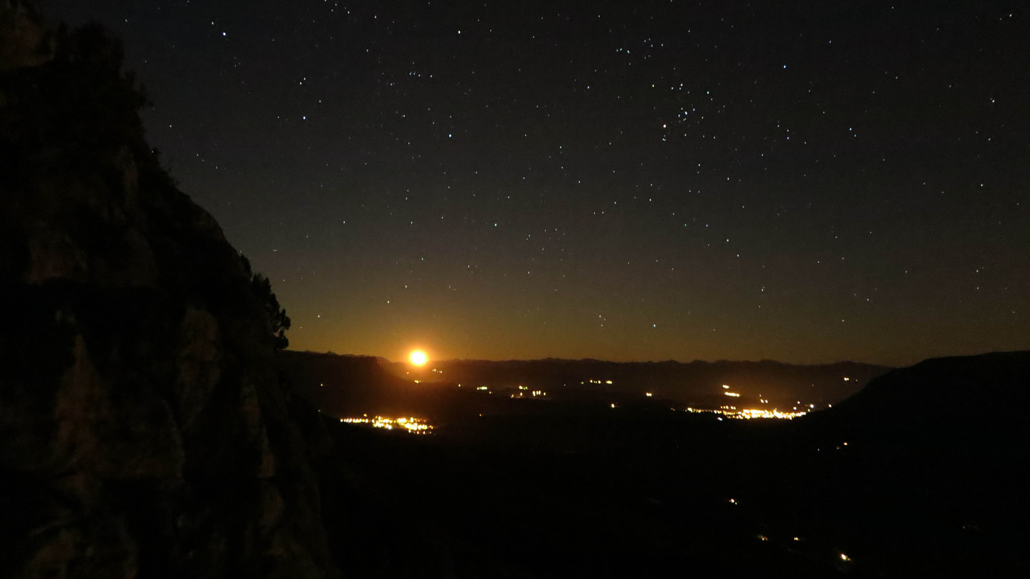 Belle soirée sous les étoiles au sommet de Quiquillon !