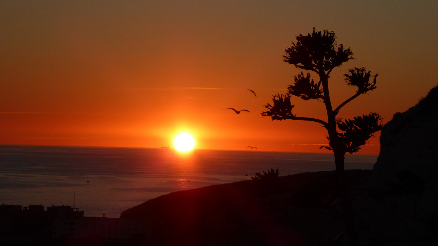 Coucher de soleil à Frioul (la veille)