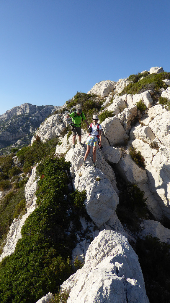 Variante sur la crête de Sormiou