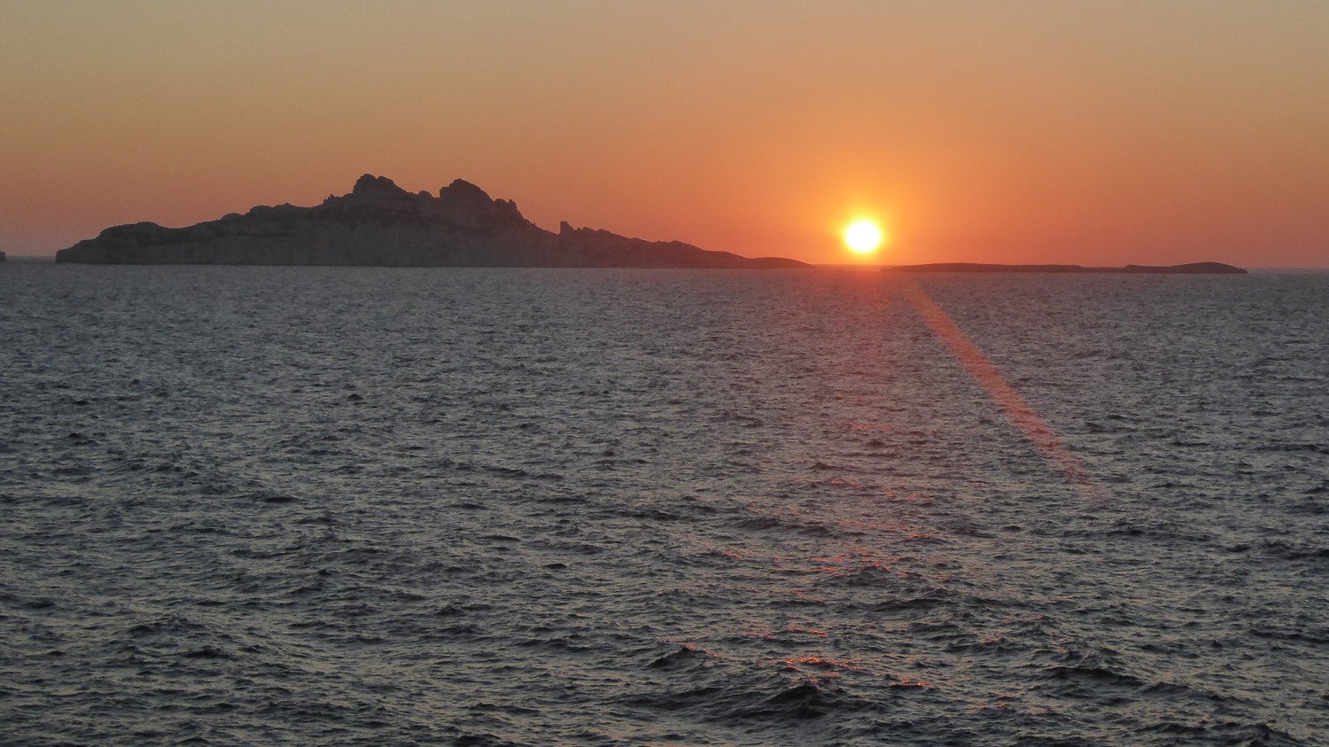 Coucher de soleil au Cap de Morgiou