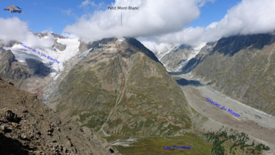 Petit Mont Blanc voie normale