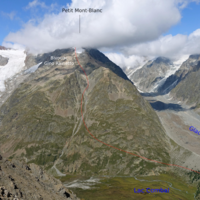 Petit Mont Blanc voie normale