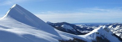 Puy Griou et Griounou à droite