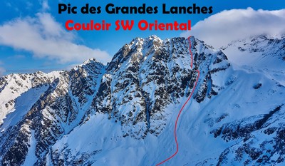 Pic des Grandes Lanches - Couloir SW Oriental