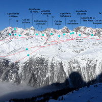 Itinéraires Aiguilles Rouges depuis la Flégère