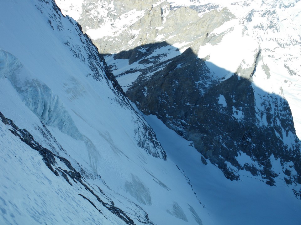 La pente deviens plus raide