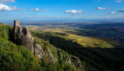 Vue depuis le château du Saint-Ulrich Vue depuis le château du Saint-Ulrich