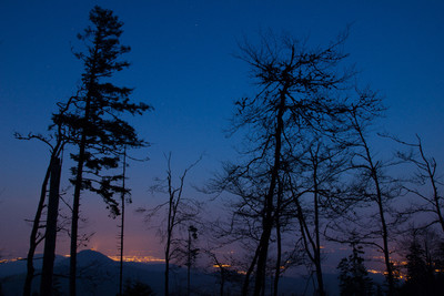 Sur la crête du Taennchel de nuit Sur la crête du Taennchel de nuit
