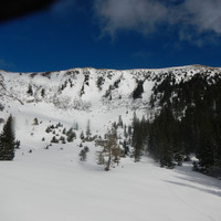 Couloirs de la crête entre le Speikkogel et la Lahnerleitenspitze