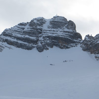 Hohe Dachstein with ski depot