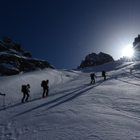 salita lungo il vallone del Vagh