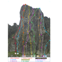 Tour de Crochues, Face SW