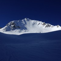Pointe de Comberousse face NE, bien tracée