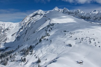 Bostan et les Terres Maudites depuis la Pointe de la Golèse