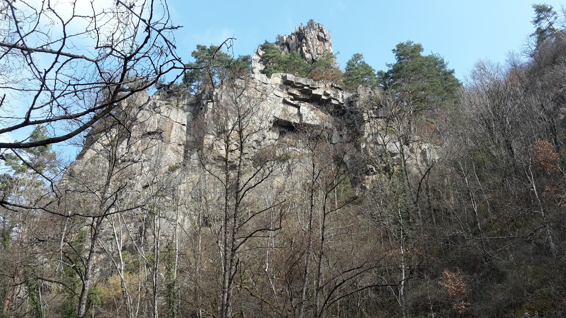 Vue depuis les gorges
