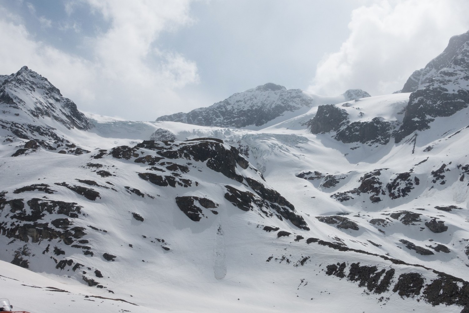 Ochsentaler gletscher depuis la Wiesbadener hütte