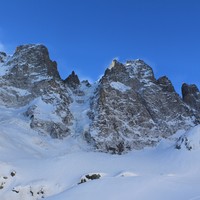 Mont Pelvoux, Cols du Pelvoux et Pic Sans-Nom