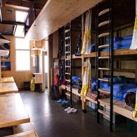 Intérieur du refuge de l'Aigle