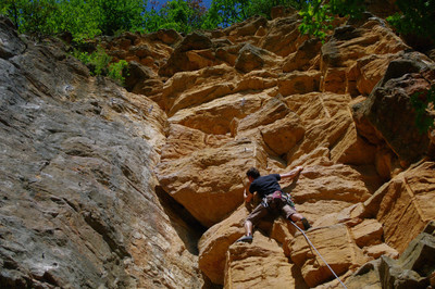 Escalade à Curis au Mont d'Or