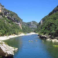 Kayak sur l'Ardèche