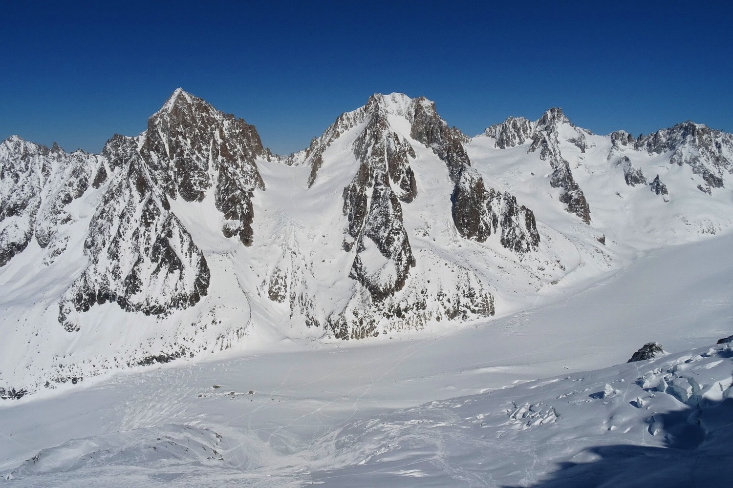 Aiguille du Chardonnet - Aiguille d'Argenitère - Tour Noir