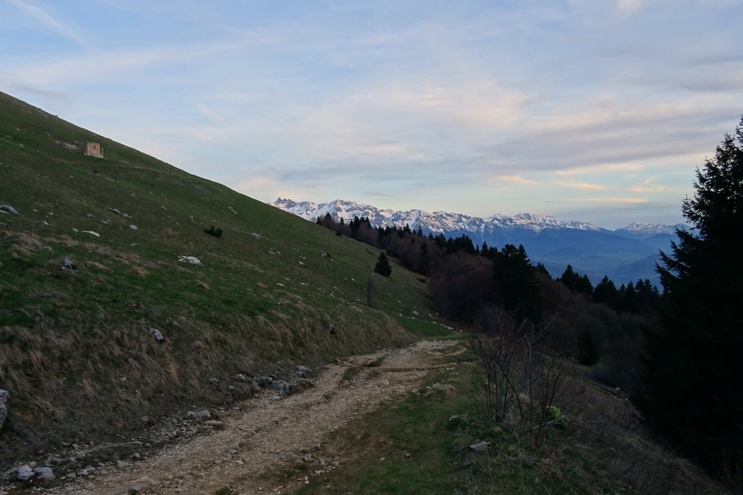 Lumières du soir sur Belledonne
