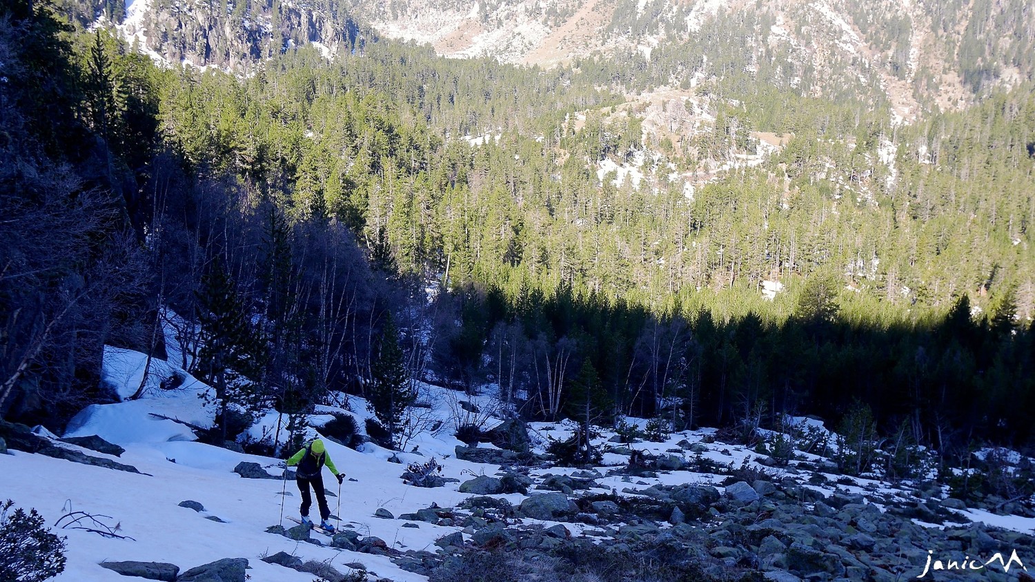 Le ressaut à la limite de l'enneigement